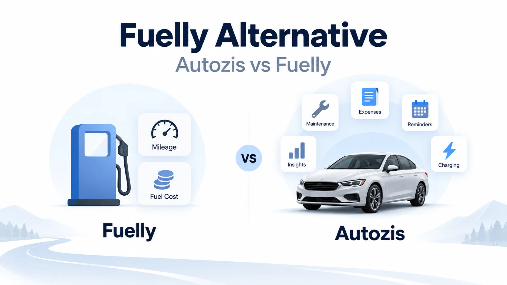 Fuelly Alternative - Autozis vs Fuelly vehicle tracking comparison