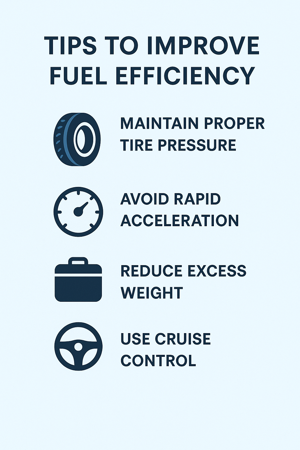 Tips to Improve Fuel Efficiency