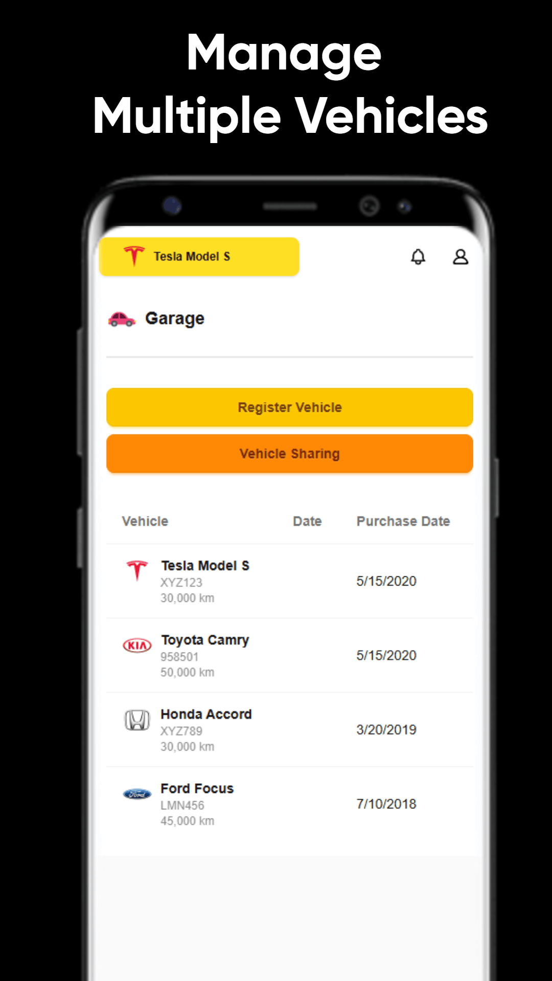 Manage multiple vehicles