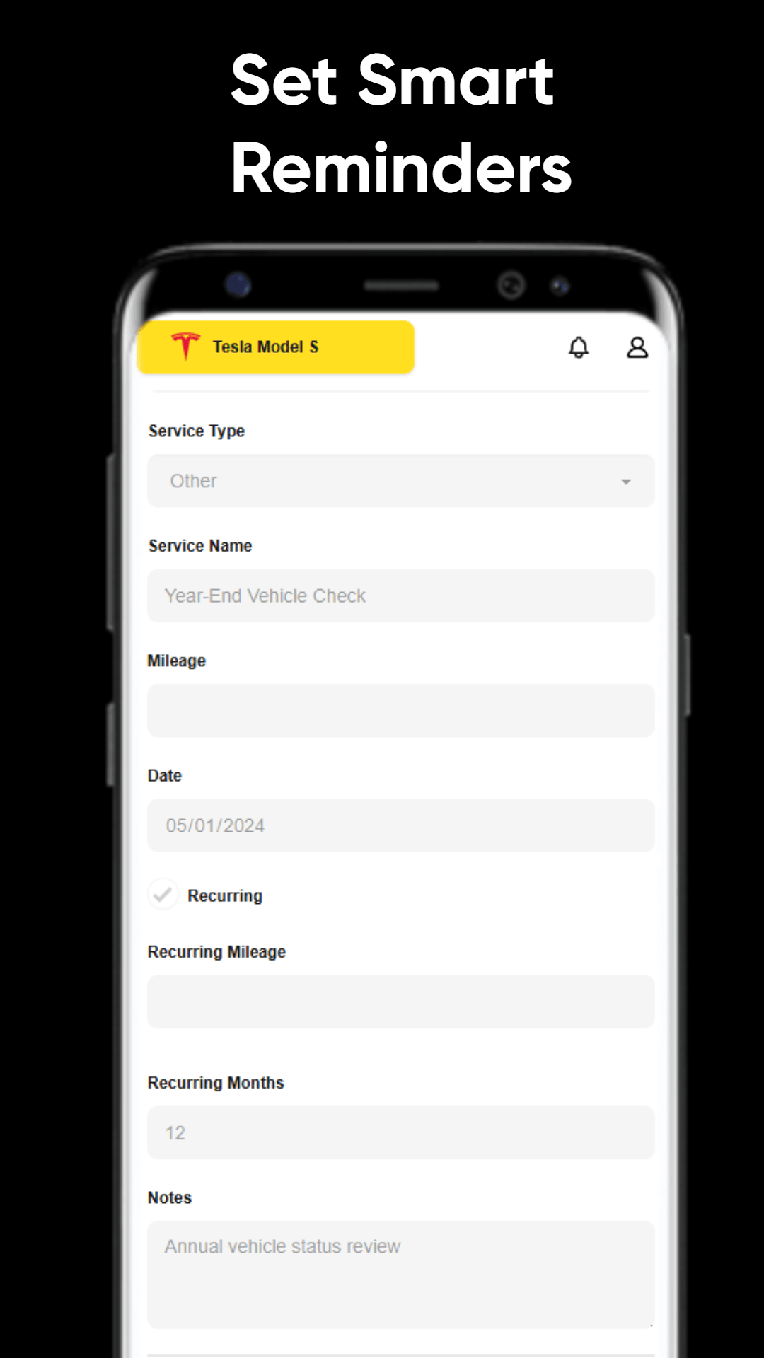 Set smart reminders